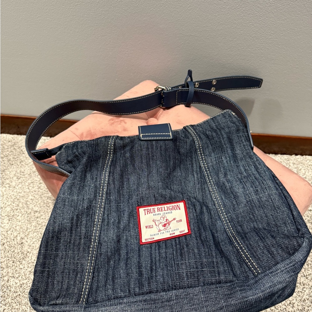True Religion Dark Denim Shoulder Bag - Picture 7 of 7